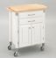 Kitchen Cart - Dolly Madison White Prep and Serve - Home Styles - 4509-95