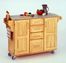 Kitchen Cart in Natural with Granite top - 91001013