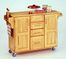 Kitchen Cart in Natural with Wood top - 91001011