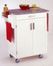 Kitchen Cart in White with Granite top - 90010023