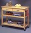 Kitchen Cart with Solid Wood Top - 5216-95