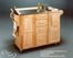 Kitchen Cart with Stainless Steel Top and Wood Breakfast Bar - 5086-95
