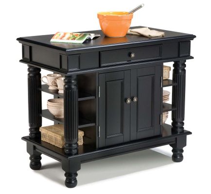 Kitchen Island in Black - Home Styles - 5092-94