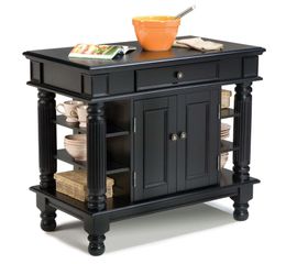 Kitchen Island in Black - Home Styles - 5092-94
