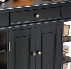 Kitchen Island in Black - Home Styles - 5092-94