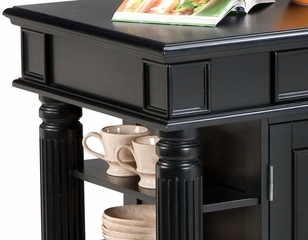 Kitchen Island in Black - Home Styles - 5092-94