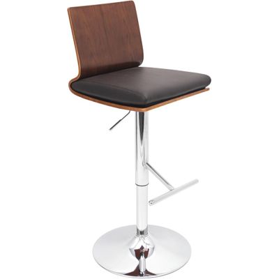 Koko Walnut Brown Barstool - Lumisource