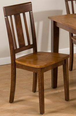 Kura Espresso and Canyon Gold Chair - Set of 2 - 875-265KD