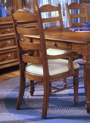 Ladderback Arm Chair (Set of 2) - Wynwood Furniture - 1597-45