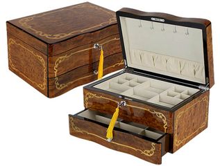 Lady Bird Jewelry Box with Drawer - JBQ-SA109