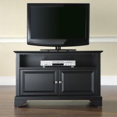LaFayette 42" TV Stand in Black Finish - Crosley Furniture - KF10003BBK