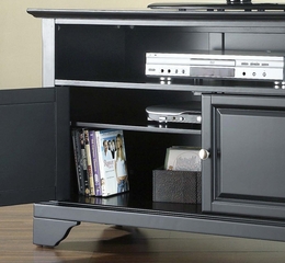 LaFayette 42" TV Stand in Black Finish - Crosley Furniture - KF10003BBK