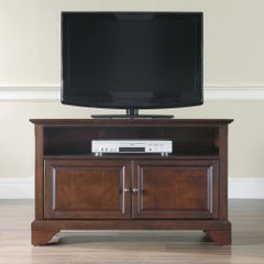 LaFayette 42" TV Stand in Vintage Mahogany Finish - Crosley Furniture - KF10003BMA