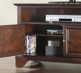 LaFayette 42" TV Stand in Vintage Mahogany Finish - Crosley Furniture - KF10003BMA