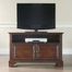 LaFayette 42" TV Stand in Vintage Mahogany Finish - Crosley Furniture - KF10003BMA