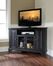 LaFayette 48" Corner TV Stand in Black - CROSLEY-KF10006BBK