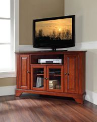 LaFayette 48" Corner TV Stand in Classic Cherry - CROSLEY-KF10006BCH