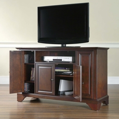 LaFayette 48" TV Stand in Vintage Mahogany Finish - Crosley Furniture - KF10002BMA
