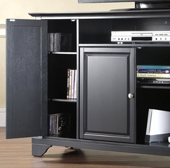 LaFayette 60" TV Stand in Black Finish - Crosley Furniture - KF10001BBK