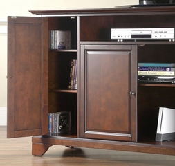 LaFayette 60" TV Stand in Vintage Mahogany Finish - Crosley Furniture - KF10001BMA
