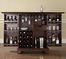 LaFayette Expandable Bar Cabinet in Vintage Mahogany Finish - Crosley Furniture - KF40001BMA