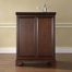 LaFayette Expandable Bar Cabinet in Vintage Mahogany Finish - Crosley Furniture - KF40001BMA