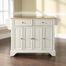 LaFayette Natural Wood Top Kitchen Island in White Finish - Crosley Furniture - KF30001BWH