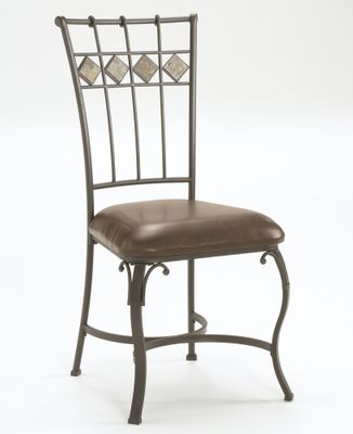 Lakeview Dining Chair with Slate in Back (Set of 2) in Brown - Hillsdale Furniture - 4264-802