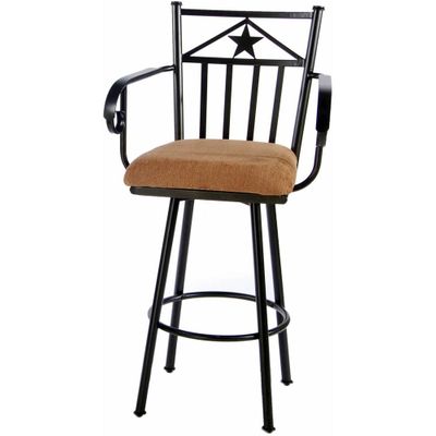 Lancaster Swivel Counter / Bar Height Stool Bronze - Largo - LARGO-ST-D141-2X