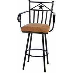 Lancaster Swivel Counter / Bar Height Stool Bronze - Largo - LARGO-ST-D141-2X
