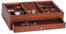 Landon Wooden Dresser Top Valet in Antique Walnut - 00687S13
