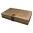Large Contour Jewelry Box in Bronze Textured Faux Leather - Vivienne - Jewelry Boxes by Mele - 0062942M