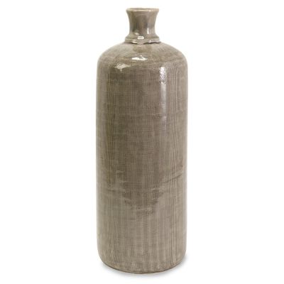 Large Kempton Grey Jar - IMAX - 64068