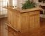 Large Oak Bar with Side Bar - 62576AXOAK