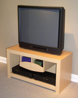 Large TV Stand in Beech - 4D Concepts - 52202