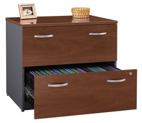 Lateral File Cabinet - Fully Assembled - Series C Hansen Cherry Collection - Bush Office Furniture - WC24454ASU