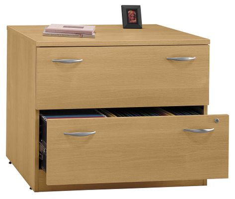 Lateral File Cabinet - Fully Assembled - Series C Light Oak Collection - Bush Office Furniture - WC60354SU