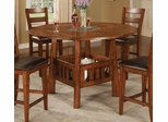 Lavista Counter Height Table in Dark Oak - Coaster - 102158