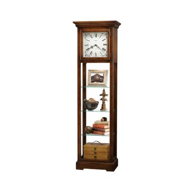 Le Rose Floor Clock in Hampton Cherry - Howard Miller