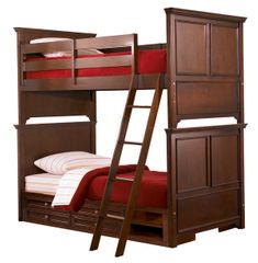 Lea Elite Covington Twin Over Twin Bunk Bed Bedroom Set - 145-975R