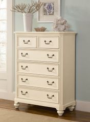 Lea Elite Retreat White 5 Drawer Chest - 149-151