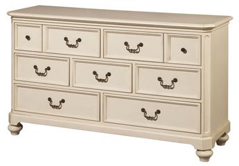 Lea Elite Retreat White 7 Drawer Dresser - 149-271