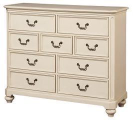 Lea Elite Retreat White Bureau with 9 Drawers - 149-291