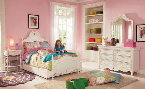 Lea Elite Vintage Boutique Full Panel Bed Bedroom Set - 134-940R