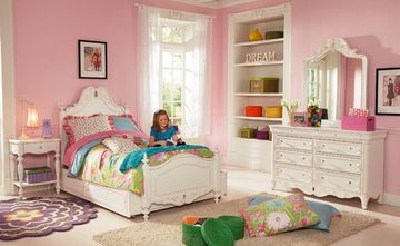 Lea Elite Vintage Boutique Full Panel Bed Bedroom Set - 134-940R