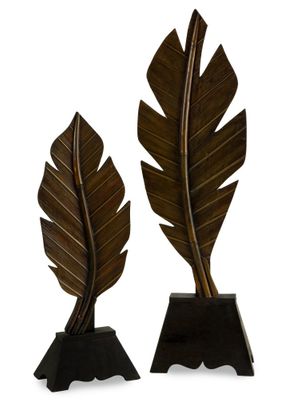 Leaf With Stand (Set of 2) - IMAX - 47140-2