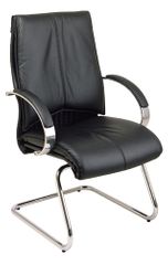 Leather Guest Chair - Office Star - 8205 - Executive Leather Guest Chair