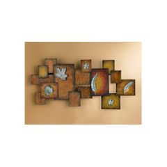 Leaves / Abstract Wall Art Panel - Holly and Martin