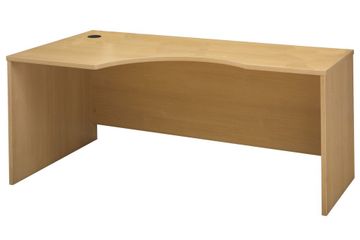 Left Corner Section- Series C Light Oak Collection - Bush Office Furniture - WC60332