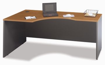 Left Corner Section- Series C Natural Cherry Collection - Bush Office Furniture - WC72432